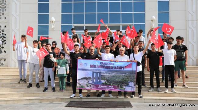    BATTALGAZİLİ GENÇLER MİLLİ MÜCADELE KAMPINA UĞURLANDI