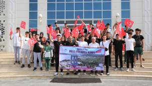    BATTALGAZİLİ GENÇLER MİLLİ MÜCADELE KAMPINA UĞURLANDI