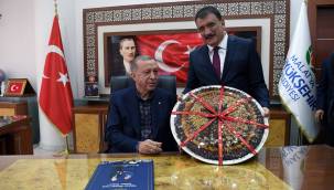 CUMHURBAŞKANI ERDOĞAN BÜYÜKŞEHİR BELEDİYESİNİ ZİYARET ETTİ