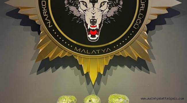 Malatya Narkotik Suçlarla Mücadele Şube Müdürlüğü görevlilerince...