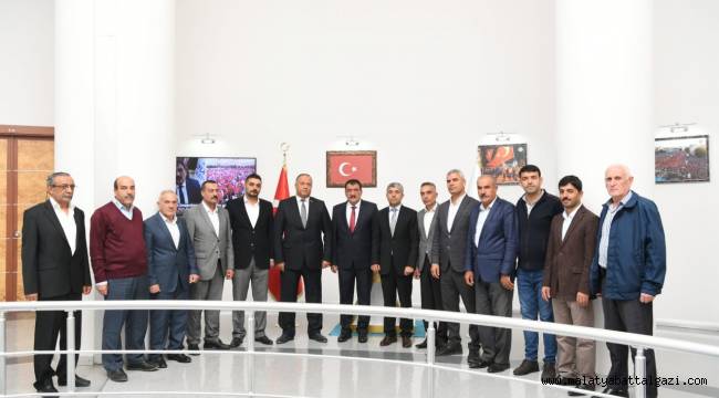 MİNİBÜSCÜ VE HALK OTOBÜSÜ ESNAFLARINDAN BAŞKAN GÜRKAN'A ZİYARET